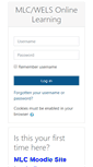 Mobile Screenshot of moodle.mlc-wels.edu